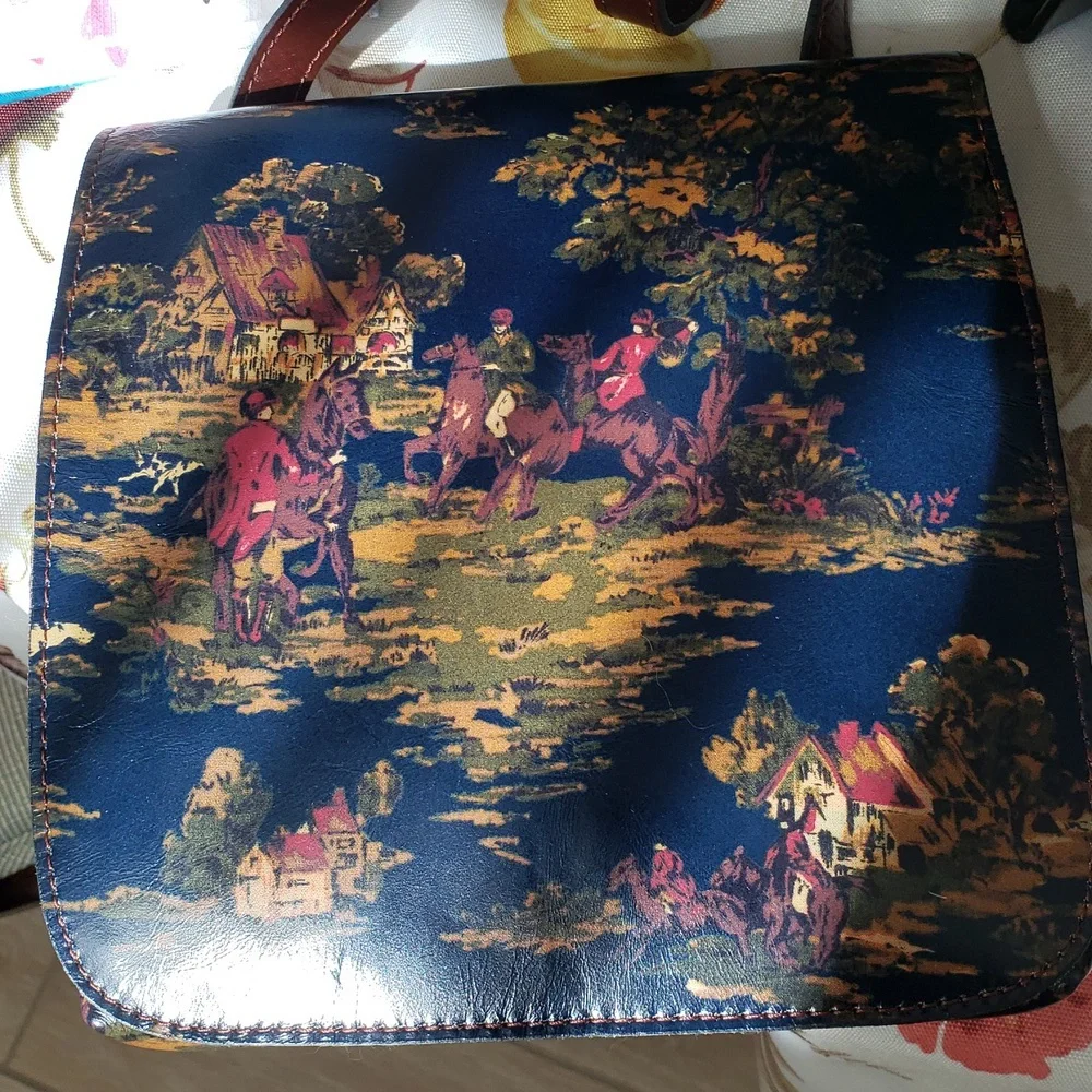 Patricia Nash Granada Leather Crossbody Kent Countryside - Picture 3 of 16